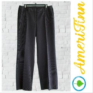 Worthington Black Pinstripe Pants New- 12